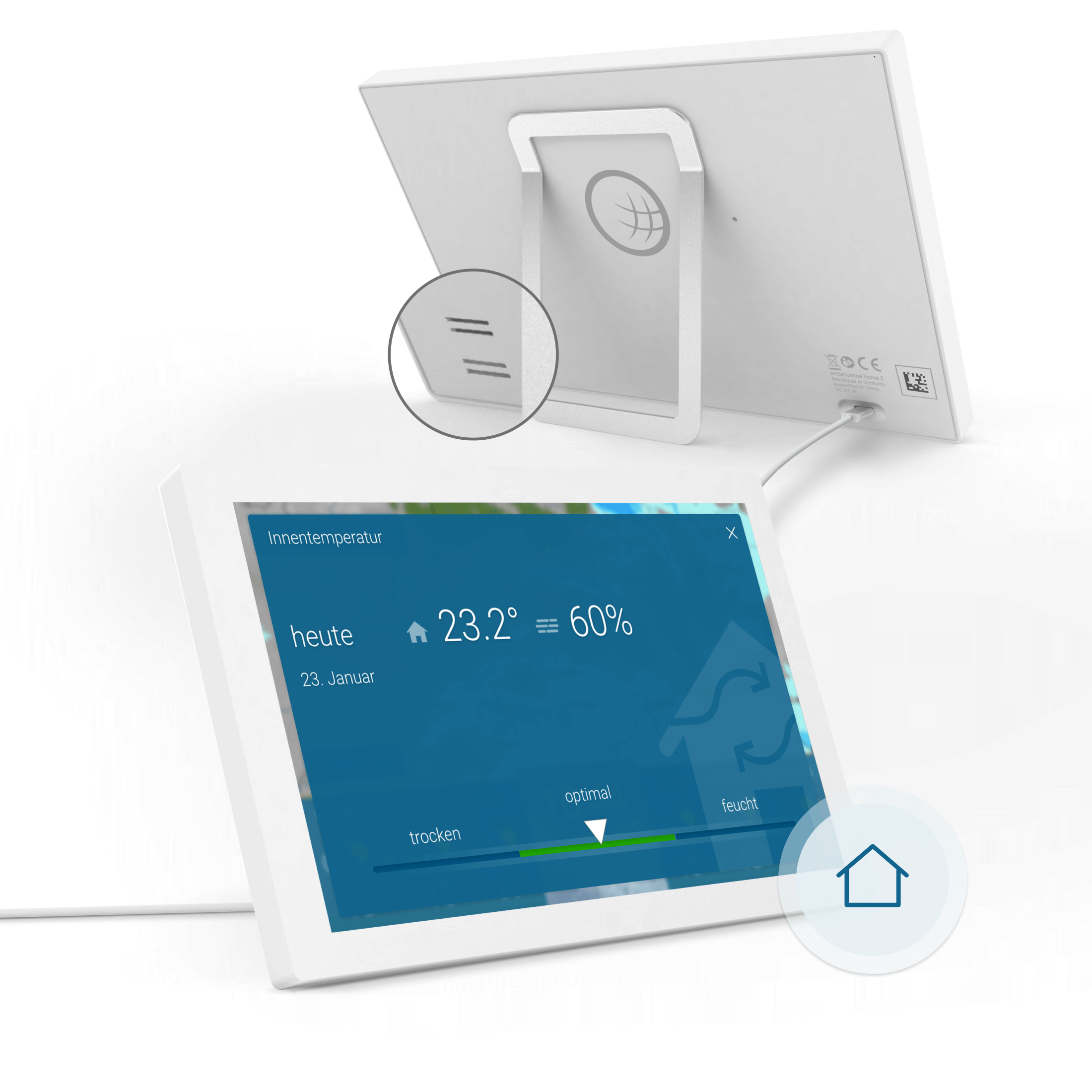 vejr & radar home + vægmonteringssæt